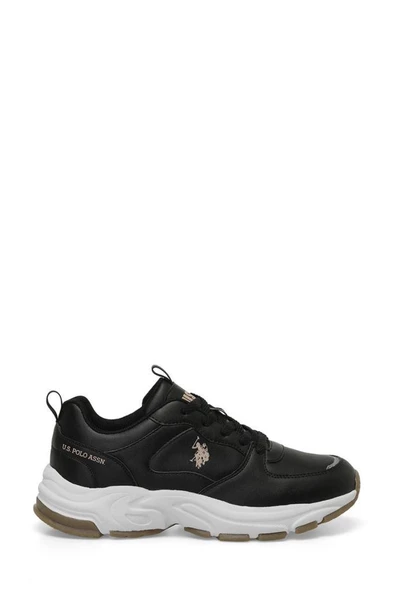 U.S.POLO ASSN.SORLEY 4PR SİYAH COMFORT CASUAL ANATOMİK SPOR AYAKKABISI - 3