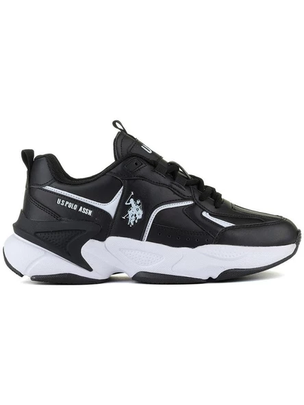 U.S.POLO ASSN.ISABELLA 4PR SİYAH COMFORT CASUAL ANATOMİK SPOR AYAKKABISI - 5