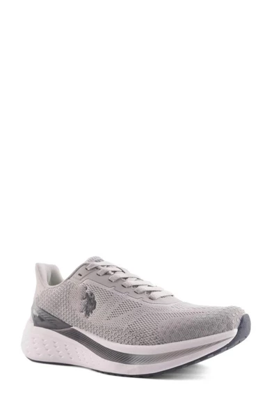 U.S.POLO ASSN.BLAKE 4PR GRİ LACİVERT COMFORT CASUAL SPOR AYAKKABISI - 3