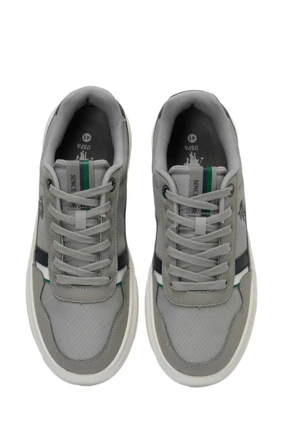 U.S.POLO ASSN ARTHUR 4FX GRİ COMFORT CASUAL GÜNLÜK SPOR AYAKKABISI - Resim 5
