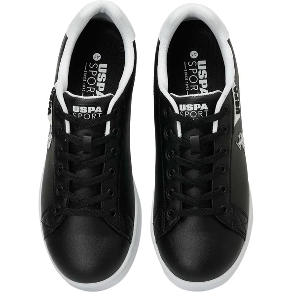 U.S.POLO ASSN COSTA 4FX SİYAH BEYAZ COMFORT CASUAL ANATOMİK SPOR AYAKKABI - 5