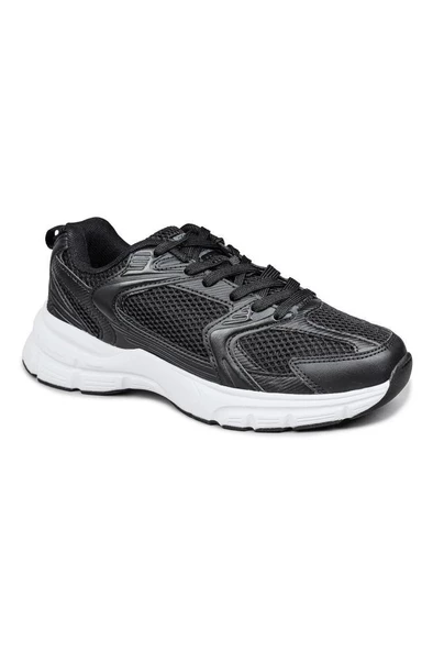 JUMP 28712 SİYAH BEYAZ COMFORT CASUAL ANATOMİK SPOR AYAKKABISI - 2