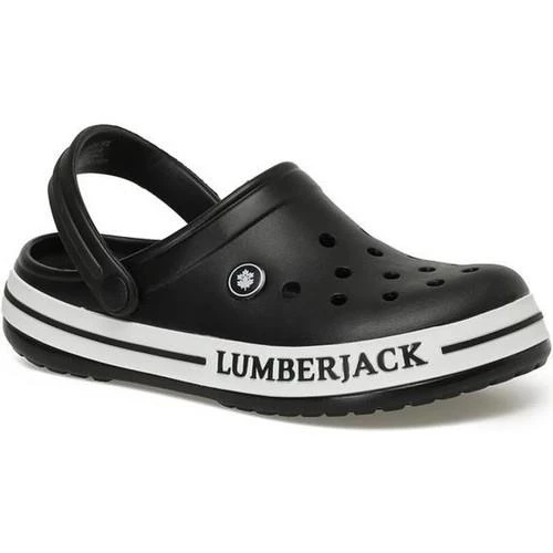 LUMBERJACK DEVON 3FX SİYAH HASTANE PLAJ VE GÜNLÜK SPOR SABO SANDALET TERLİK - 2
