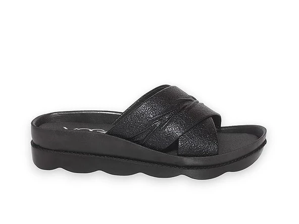 VOGA 1745 SİYAH ÇATLAK COMFORT ANATOMİK GÜNLÜK TERLİK - 3