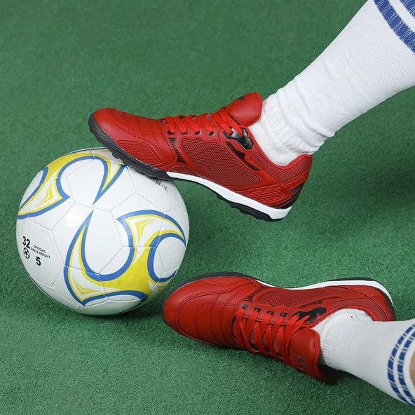 JUMP 26621 KIRMIZI çoklu zemin halısaha ayakkabısı - 3