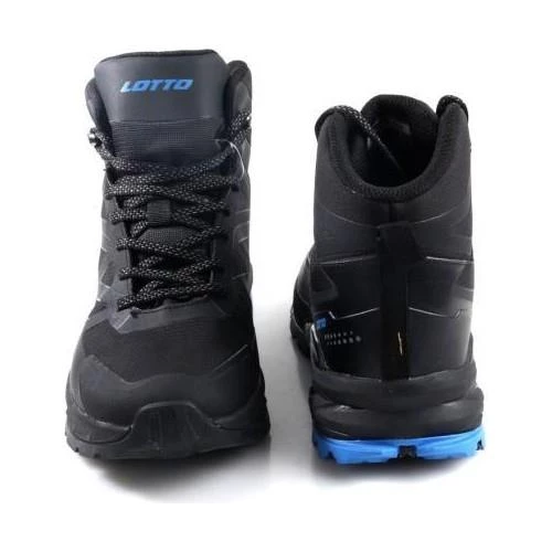 LOTTO HUNTER HI 3PR SİYAH MAVİ SU GEÇİRMEZ WATERPROFF OUTDOOR BOT AYAKKABI - 7