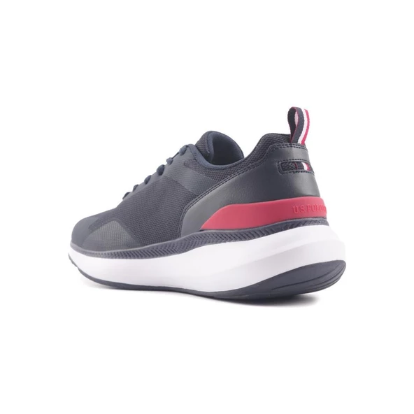 U.S.POLO ASSN ATLANTIC 4FX LACİ KIRMIZI COMFORT CASUAL ANATOMİK SPOR AYAKKABISI - 4