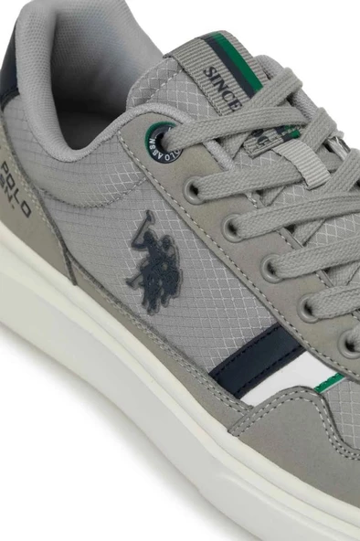 U.S.POLO ASSN ARTHUR 4FX GRİ COMFORT CASUAL GÜNLÜK SPOR AYAKKABISI - Resim 8