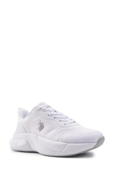 U.S.POLO ASSN WILLY 4FX BEYAZ COMFORT CASUAL ANATOMİK SPOR AYAKKABISI - 3
