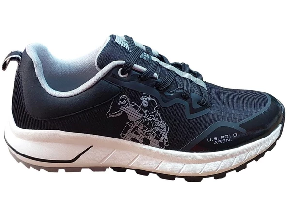 U.S.POLO ASSN CROUNCH 4FX SİYAH COMFORT CASUAL ANATOMİK SPOR AYAKKABI