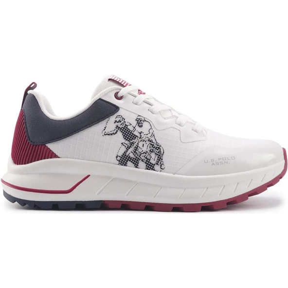 U.S.POLO ASSN CROUNCH 4FX BEYAZ COMFORT CASUAL ANATOMİK SPOR AYAKKABISI - Resim 3