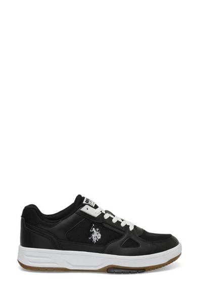 U.S.POLO ASSN MYSTERIO 4FX SİYAH BEYAZ COMFORT CASUAL ANATOMİK SPOR AYAKKABI - Resim 3