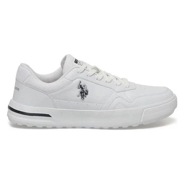 U.S.POLO ASSN.SAMPO 4FX BEYAZ LACİVERT COMFORT CASUAL SPOR AYAKKABI - 4