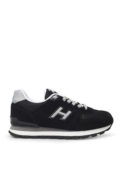 HAMMER JACK 19250 HAKİKİ DERİ SİYAH-GRİ COMFORT CASUAL SPOR AYAKKABI - 2