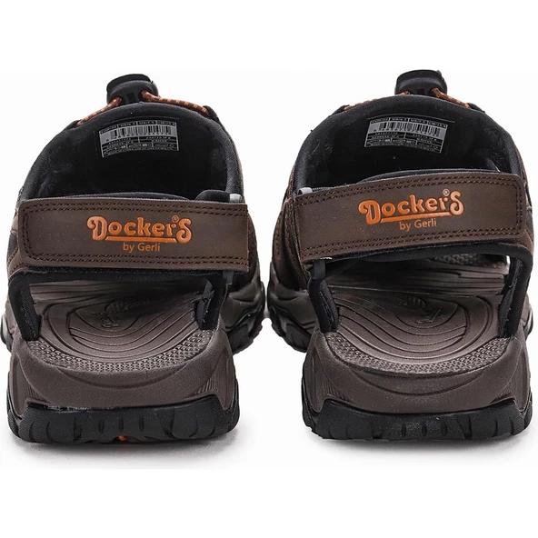 DOCKERS 234715 3FX KAHVE COMFORT CASUAL GÜNLÜK ANATOMİK SPOR SANDALET - 6