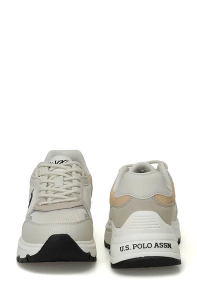 U.S.POLO ASSN.VIAVAI 4PR BEJ COMFORT CASUAL ANATOMİK SPOR AYAKKABISI - 6