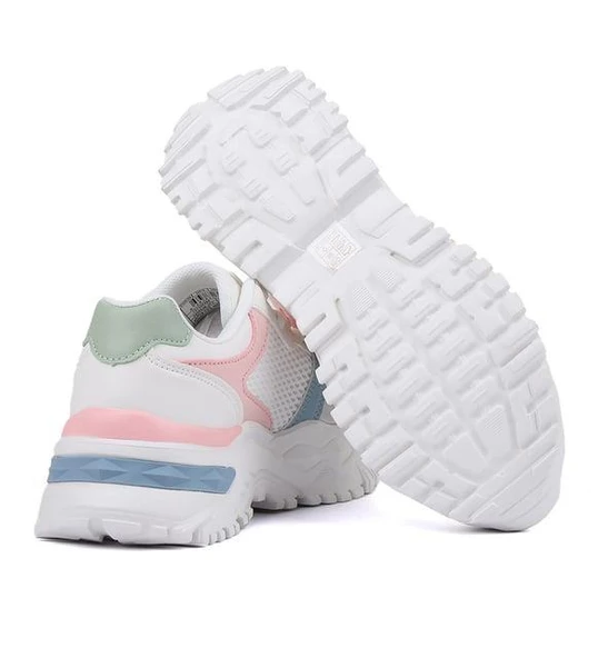 LUMBERJACK CHUKE 4FX BEYAZ MAVİ COMFORT CASUAL GÜNLÜK SPOR AYAKKABISI - 6