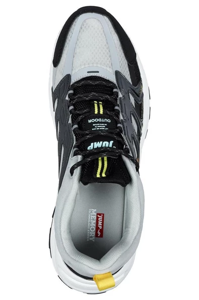 JUMP 29728 GRİ SİYAH comfort casual anatomik spor ayakkabı - 5
