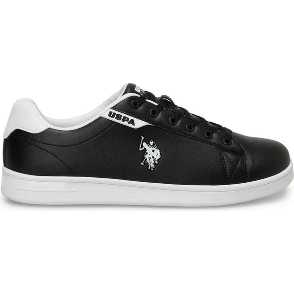 U.S.POLO ASSN.COSTA 4PR SİYAH BEYAZ COMFORT CASUAL SPOR AYAKKABISI - Resim 3