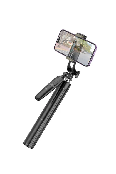 Hoco K19 157 Cm Broadcast Holder Uzaktan Kumandalı Tripod ve Selfie Çubuğu