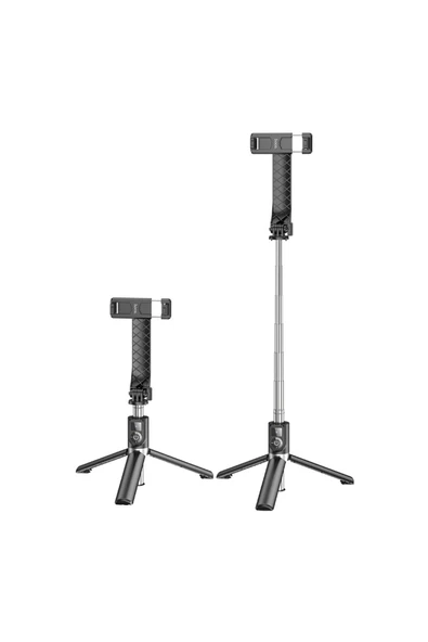 Hoco K20 BT 4.2 1M Yayın Tutucu Uzaktan Kumandalı Tripodlu Selfie Çubuğu - Resim 3