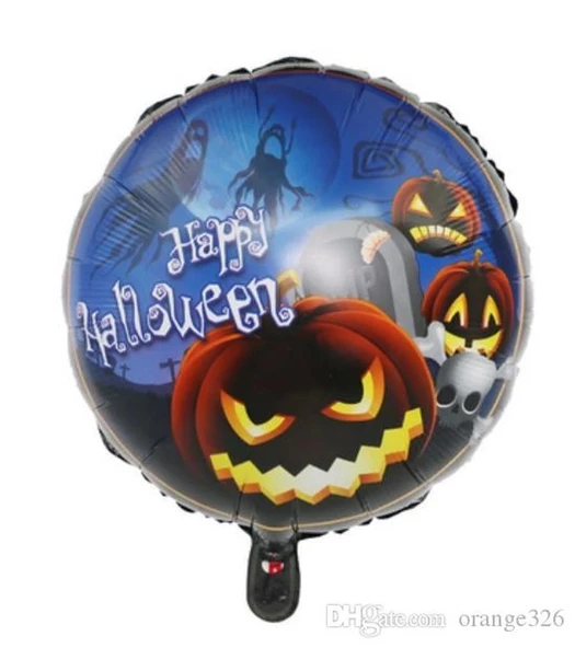 Happy Halloween Balkabağı Folyo Balon 18 inç