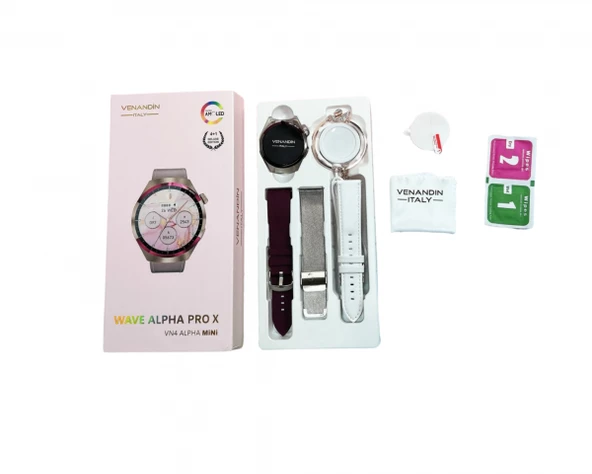 Venandin VN4 Alpha Mini Yeni Model 3 Kordonlu Akıllı Saat - 2