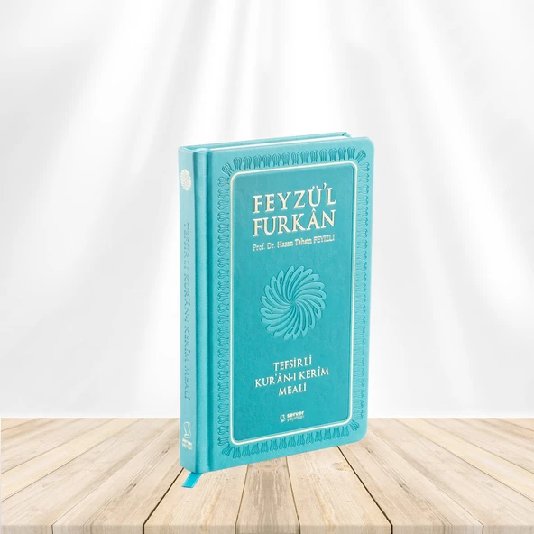 Feyzü'l Furkan Tefsirli Kur'an-ı Kerim Meali (Orta Boy - Tefsirli Meal - Ciltli) - TURKUAZ - 1