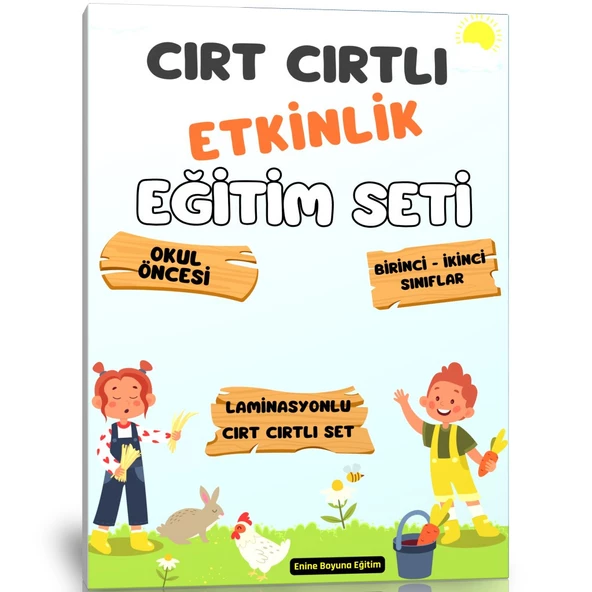 Cırt Cırtlı Etkinlik Eğitim Seti (Okul Öncesi ve 1.2. Sınıflar) ürün görseli 1