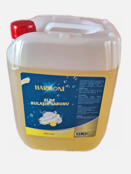 Bulaşık Deterjanı Elde Yıkama 5lt Limon Esansı