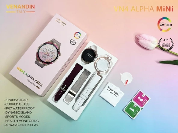 Venandin VN4 Alpha Mini Yeni Model 3 Kordonlu Akıllı Saat - 3