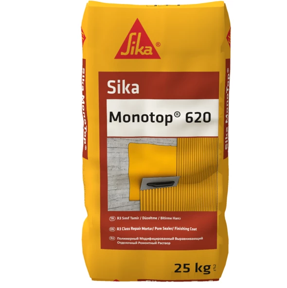 Sika MonoTop®-620 Düzeltme ve Bitirme Harcı 25 Kg