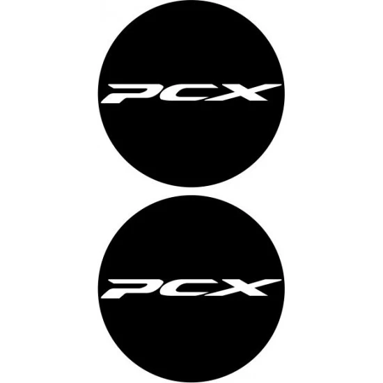 Pcx  Damla Etiket Amblem Siyah 5*5 cm