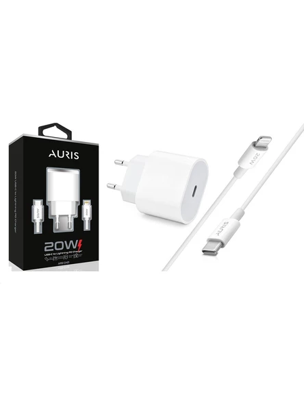 Auris 20W Iphone Uyumlu TYPE-C to Lightning Şarj Aleti Seti