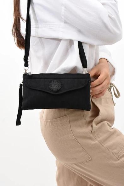 Mini Çapraz Çanta Cüzdan El Çantası Fonksiyonel Kullanım Postacı Omuz Çantası  22 Cm Genişlik - 11