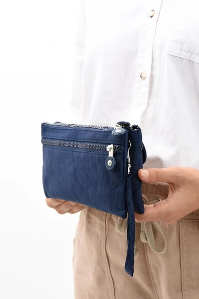 Mini Çapraz Çanta Cüzdan El Çantası Fonksiyonel Kullanım Postacı Omuz Çantası  22 Cm Genişlik - 3