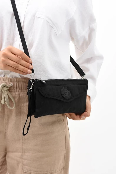 Mini Çapraz Çanta Cüzdan El Çantası Fonksiyonel Kullanım Postacı Omuz Çantası  22 Cm Genişlik - 12
