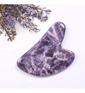 doğal taş gua sha ametis - 2
