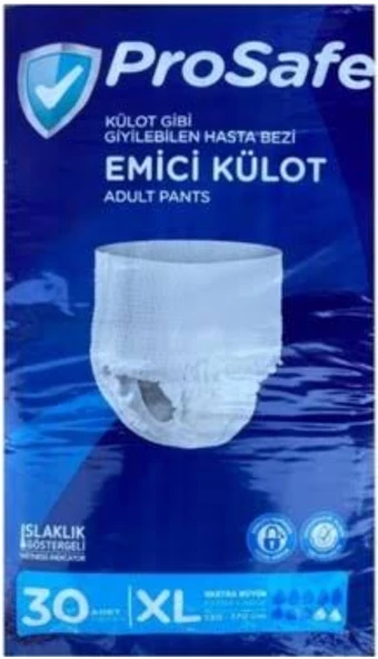 Prosafe emici külot hasta bezi xlarge 30 lu