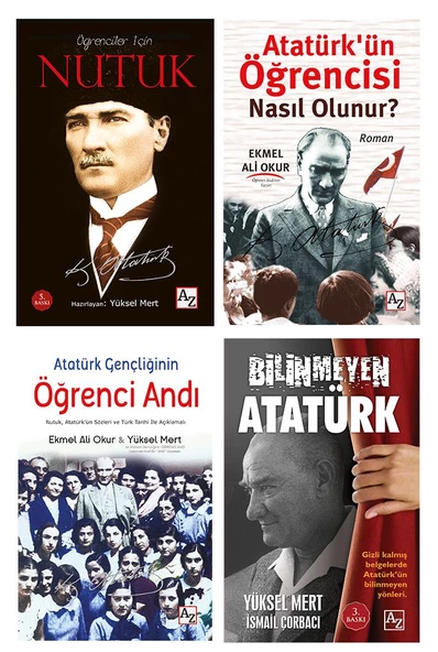 Öğrenciler İçin Atatürk Seti - 4 Kitap - Kollektif