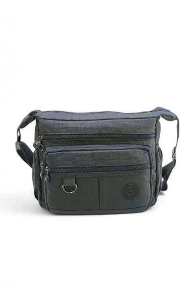 Klinkır Bayan Postacı Çanta Çok Cepli Yağmur Geçirmez Kadın Çanta Çapraz Askılı Omuz 25*20 Cm - 9