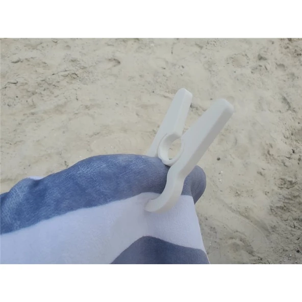 Şezlong Havlu Mandalı 4 Adet - Resim 2