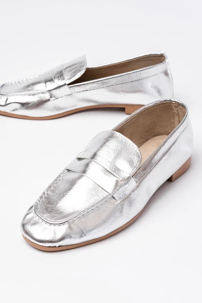 Gümüş Günlük Kadın Babet - 6