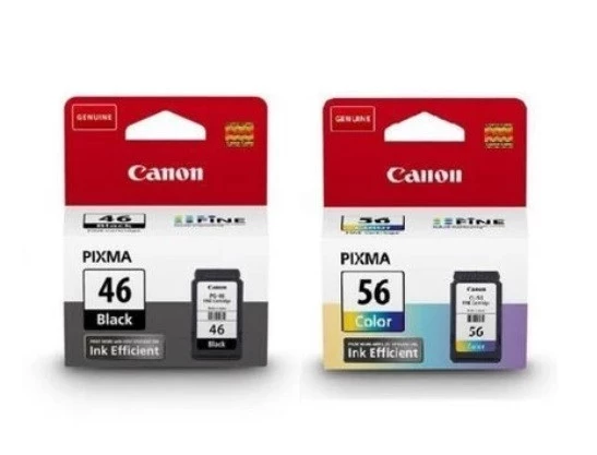 Canon Pg 46 / Cl 56 Pixma E404/E414/E464/E484 Siyah Renkli Set