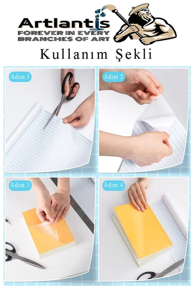 Yapışkanlı Şeffaf Asetat 1 Adet 45cm x 2 metre Djfix Kendinden Yapışkanlı Şeffaf Rulo Asetat Transparan Soğuk Laminasyon - 5