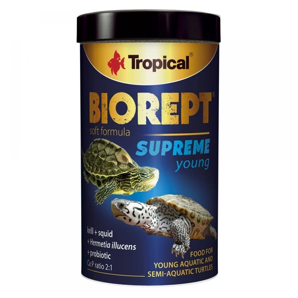 Tropical Biorept Supreme Young Yavru Su Kaplumbağası Yemi 250 ml - 4