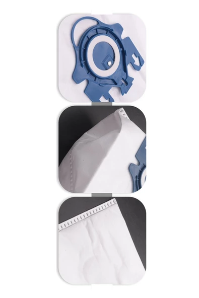 Miele Seventy-five Uyumlu 4 Adet Süpürge Toz Torbası + Filtre Hediye - Resim 3