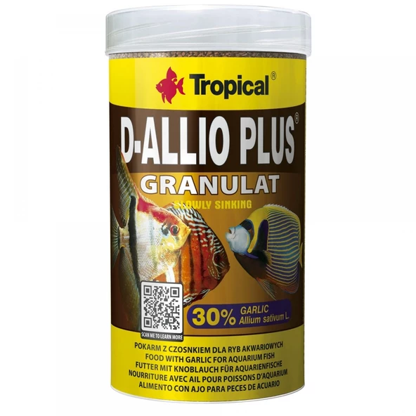 Tropical D-Allio Plus Granulat Balık Yemi 250 ml - 3