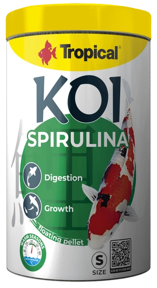 Tropical Koi Spirulina Pellet Size S 1000 ml