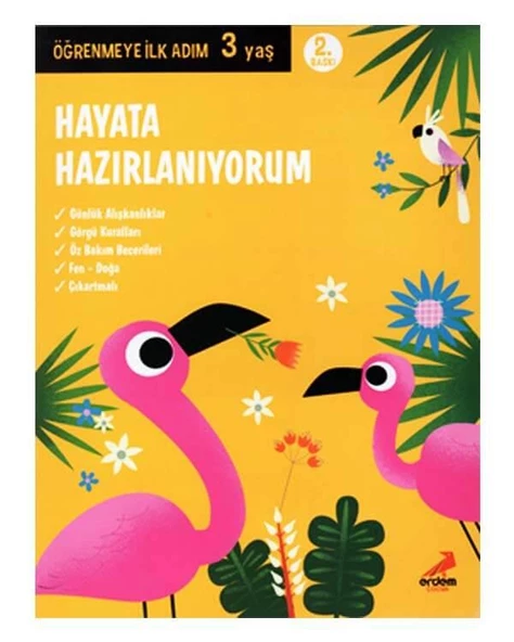3 Yaş Hayata Hazırlanıyorum Erdem Yayınları